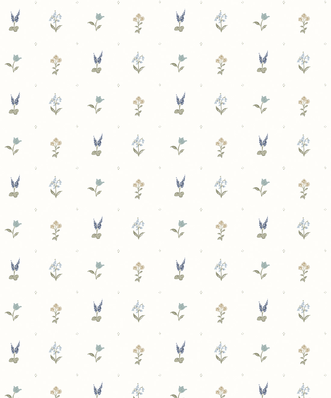 Mable Wallpaper • Milton & King Studio • Periwinkle • Swatch