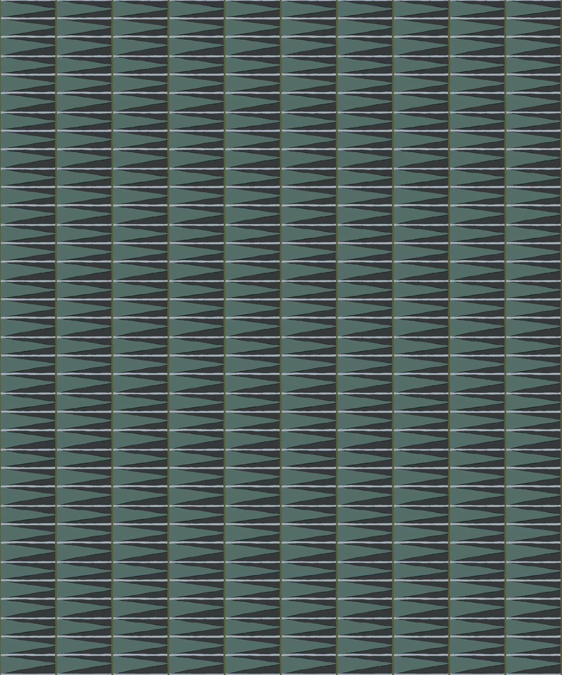 Flag Wallpaper • Milton & King Studio • Indigo • Swatch