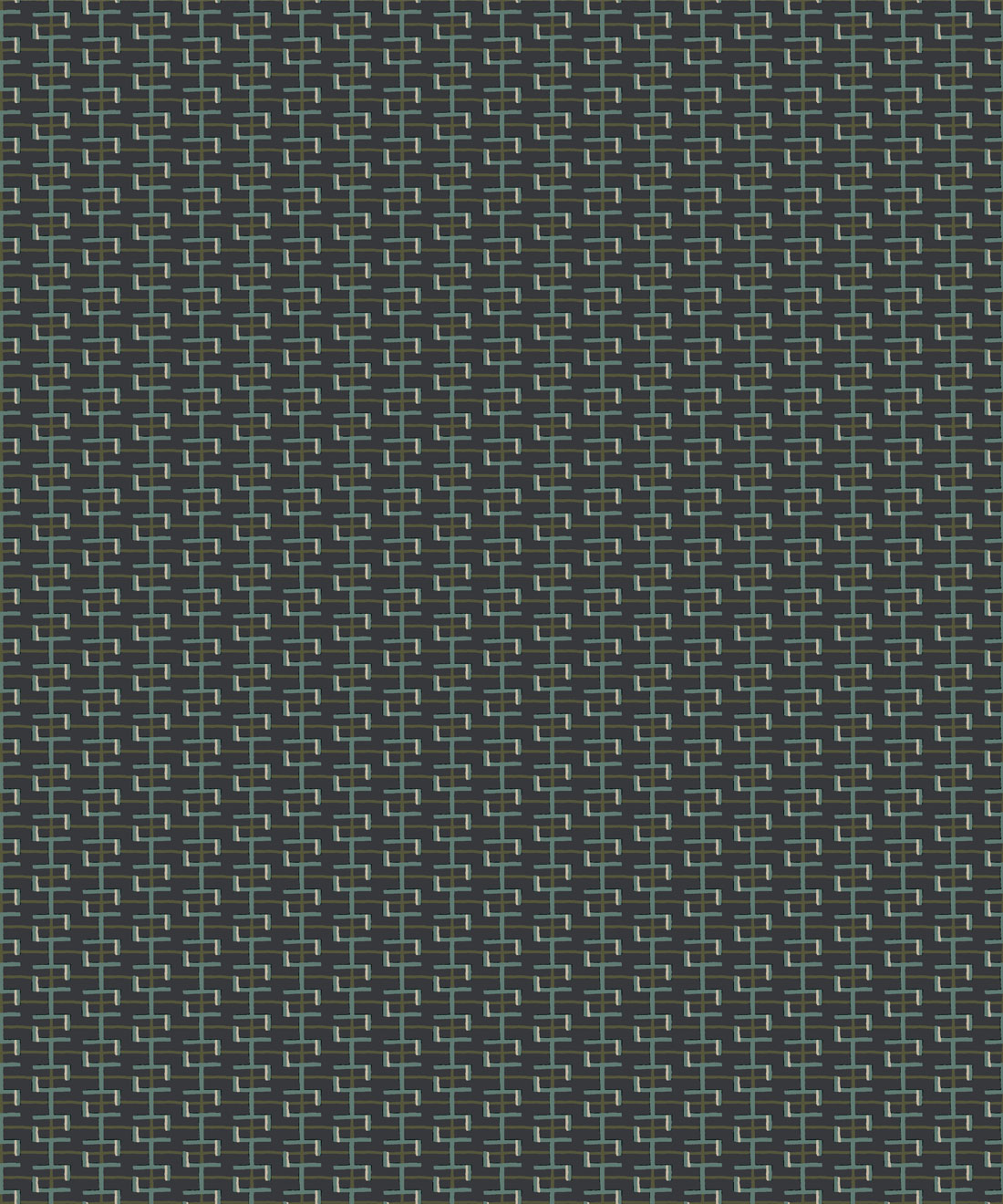 Orbit Wallpaper • Milton & King Studio • Indigo • Swatch