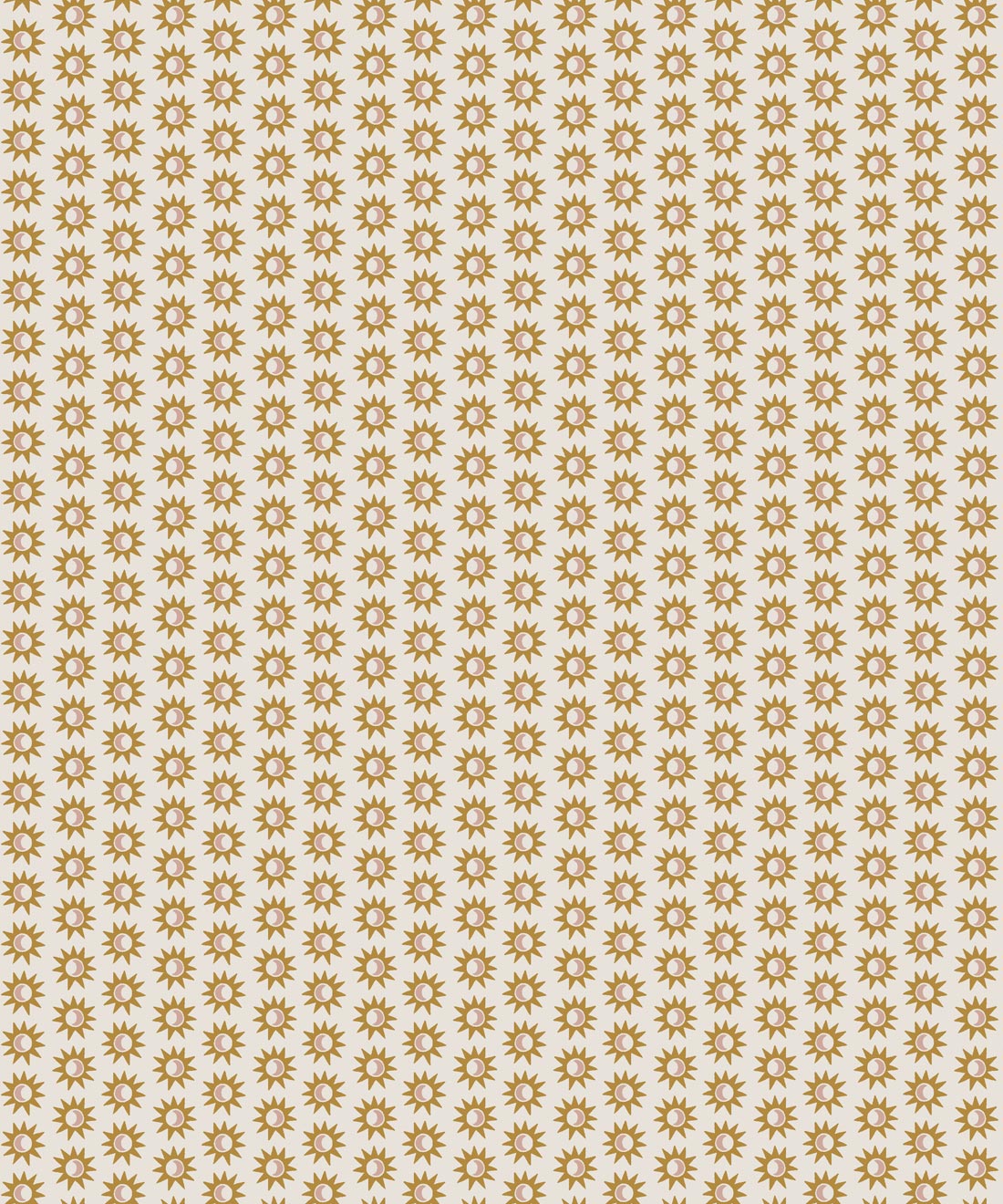 Sunburst Wallpaper • Milton & King Studio • Golden • Swatch